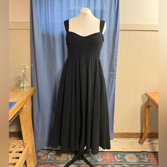 Sweetheart Tank Dress with Poplin Skirt - Picture 2 of 5